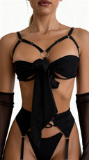 Sangle Noir Séduction – Dessous-Set