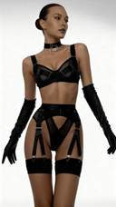 Rivet Noir – Dessous-Set