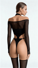 Aura Noir Coupée – Dessous-Set